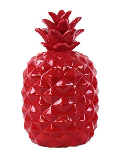 Red Pineapple Home Decor