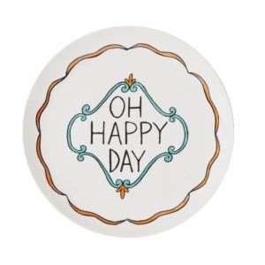 Oh Happy Day Birthday Plate