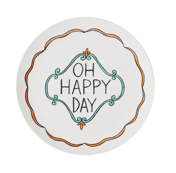 Oh Happy Day Birthday Plate