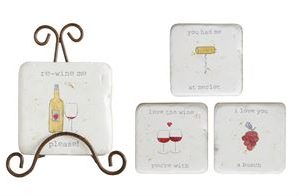Wine Time Coasters
