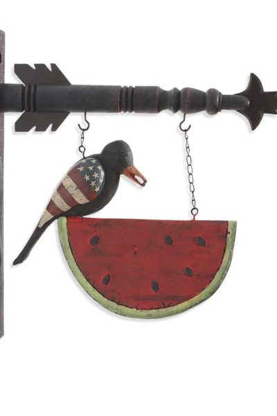 Americana Crow on Watermelon Arrow Replacement Sign