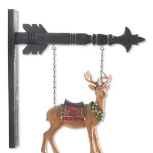 Christmas Reindeer Arrow Replacement Sign