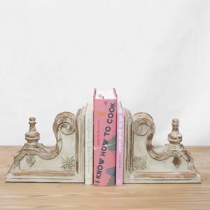 distressed corbel bookends
