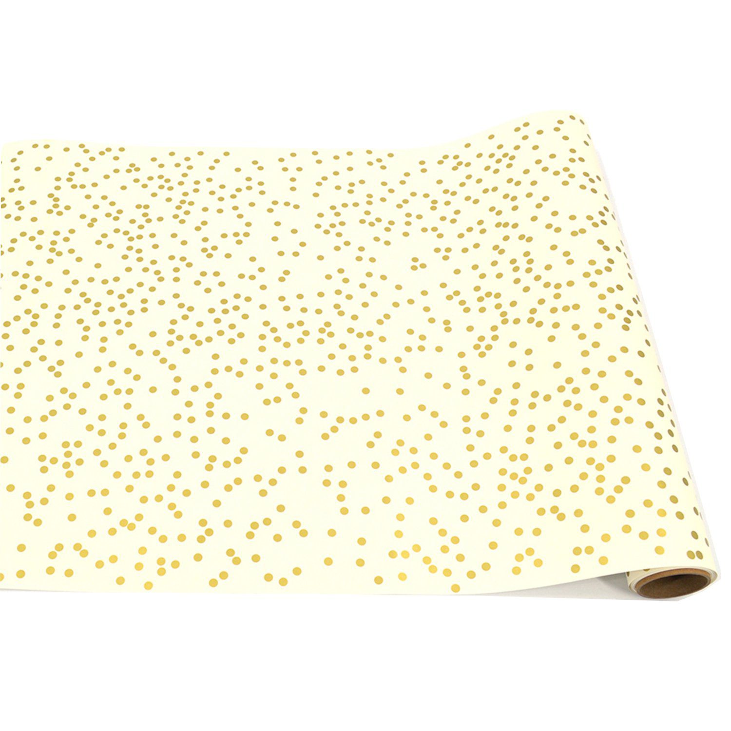 Gold Confetti Paper Table Runner