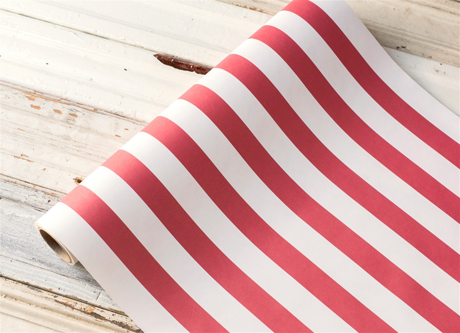 Red Classic Stripe Paper Table Runner | The Gilded Thistle