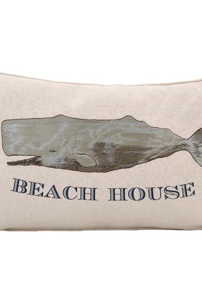 Beach House Throw Pillow