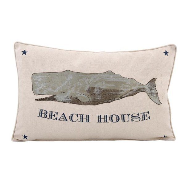 Beach House Throw Pillow