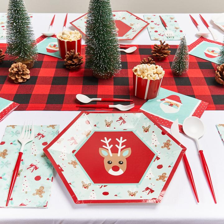 Holly Jolly Christmas Paper Tableware