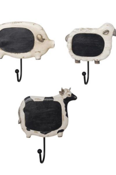 Farm Animal Chalkboards in 3 Styles - sheep, pig & cow