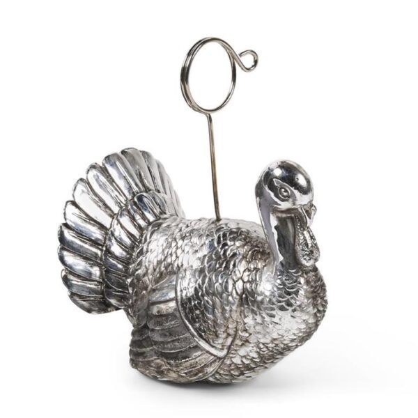 resin turkey card holder