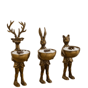 Eric + Eloise Brass Dish Stands