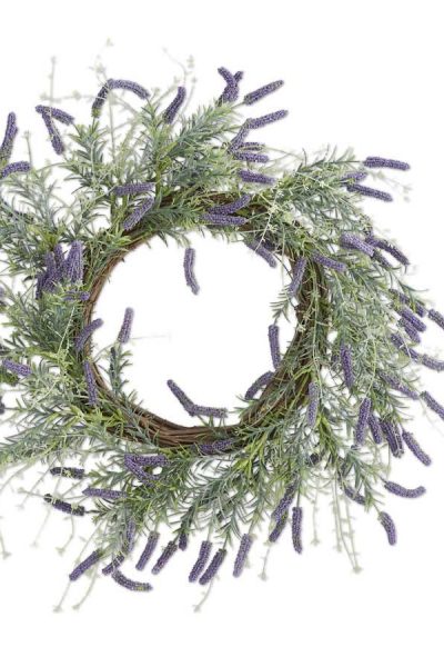 purple lavender wreath