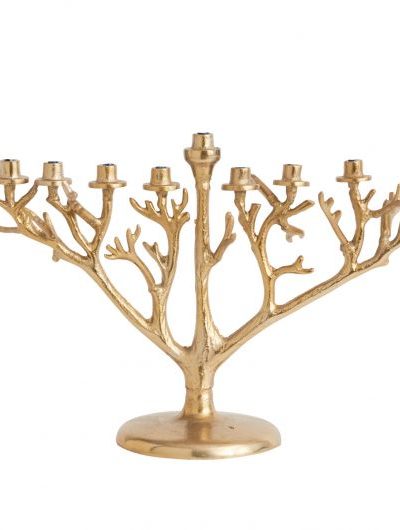 gold branch menorah