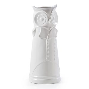 Notable White Owl Ceramic Umbrella Stand