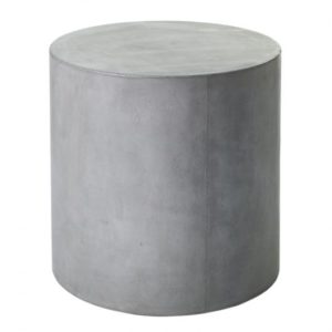 19.5" Holloway Round Concrete Accent Table
