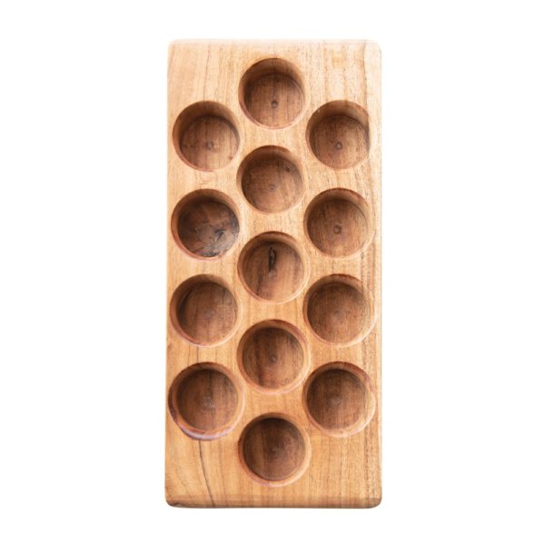 Acacia Wood Egg Tray