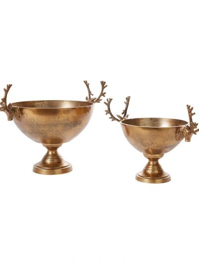 Frankie Golden Buck Bowl in 2 Sizes