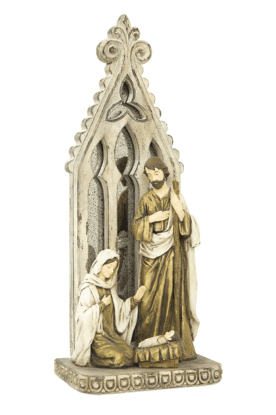 holy family with arch