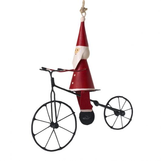 bicycle santa