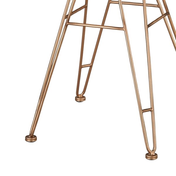 Rose Gold Metal Jette Chair
