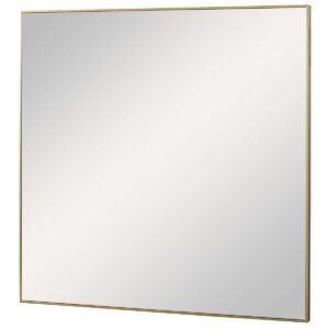 Uttermost 29" Gold Alexo Square Mirror