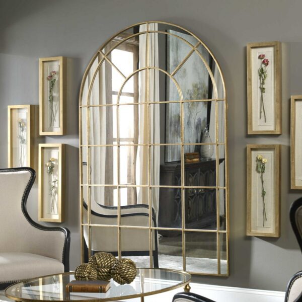 gold grantola arch mirror