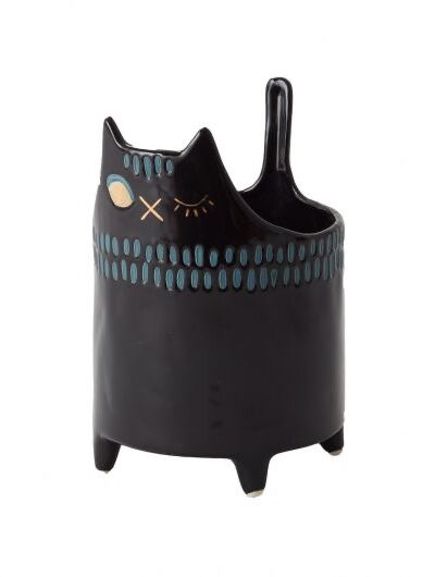 black cat pot