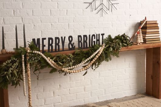 merry and bright sign