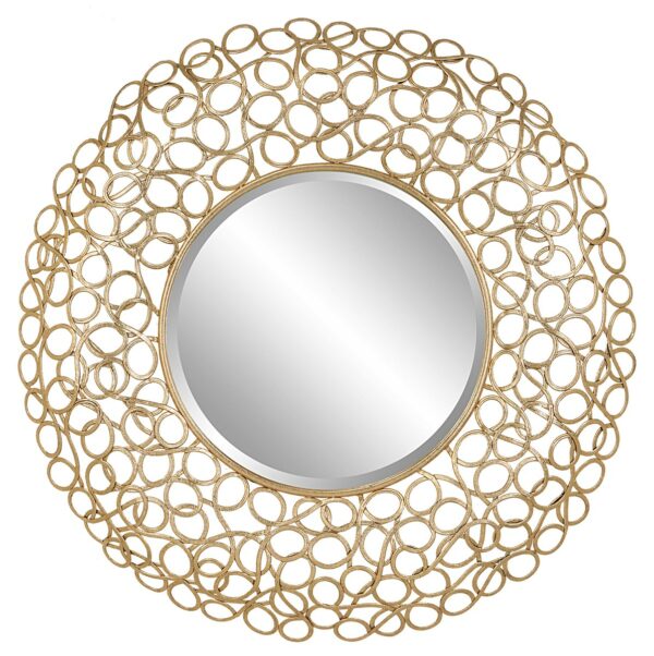 SWIRL ROUND MIRROR