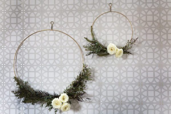 Brass Peace Wreath