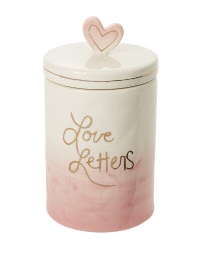 LOVE LETTERS CANISTER