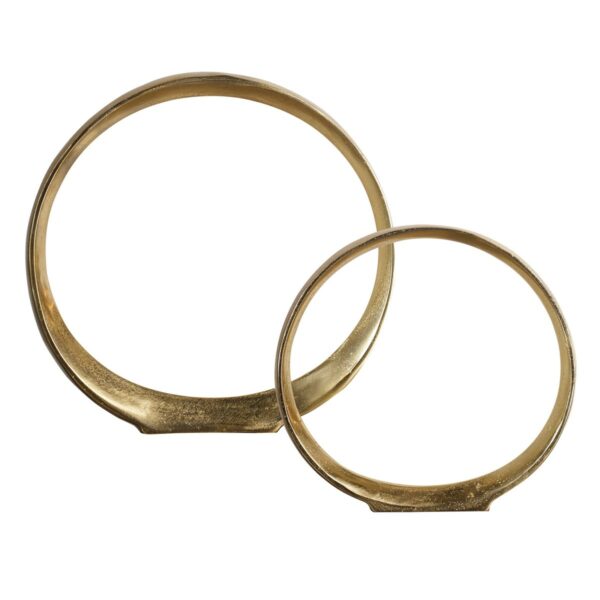 Jimena Gold Ring Sculptures