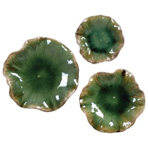 Abella Green Ceramic Flower