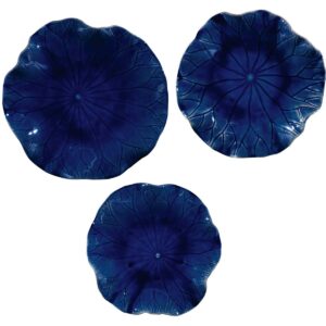 Abella Cobalt Ceramic Flower