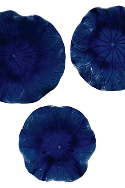 Abella Cobalt Ceramic Flower