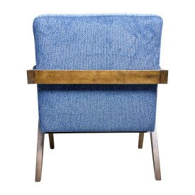 Scandinavian Blue Accent Chair