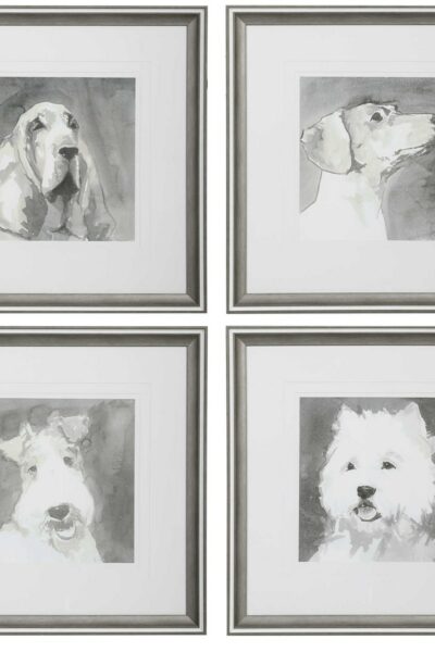 Modern Dogs Framed Prints