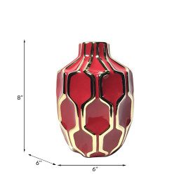 Red and Gold Vase