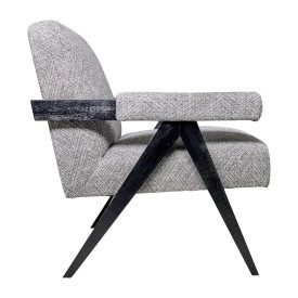 Scandinavian Gray Accent Chair