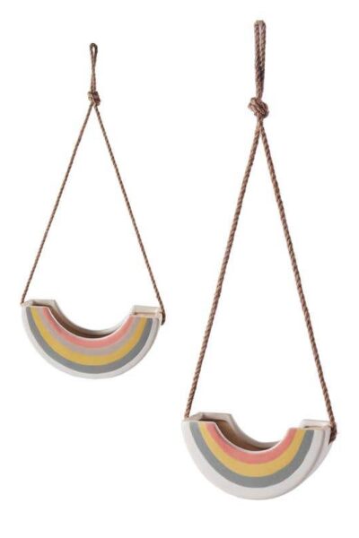 Rainbow Hanging Planter