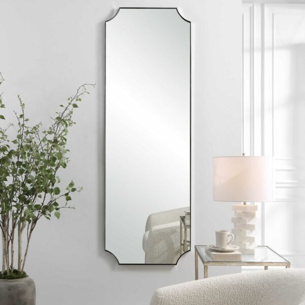 Lennox Tall Nickel Mirror