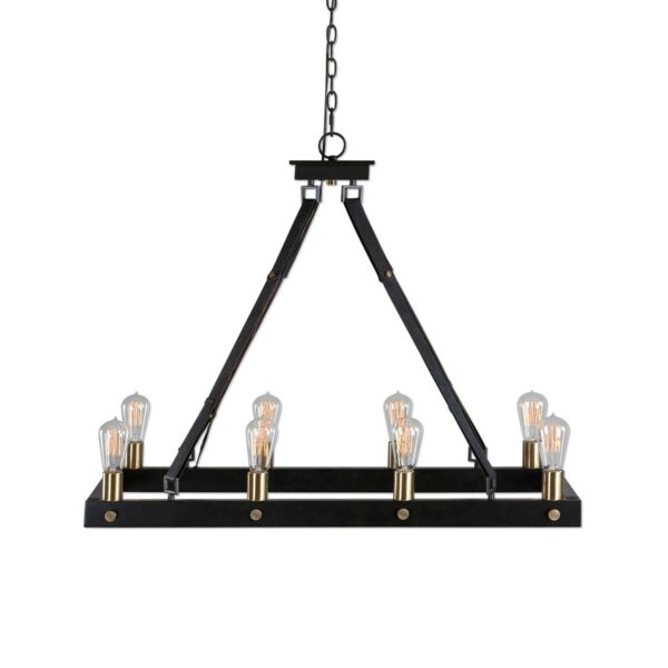 Marlow Eight Light Rectangle Chandelier