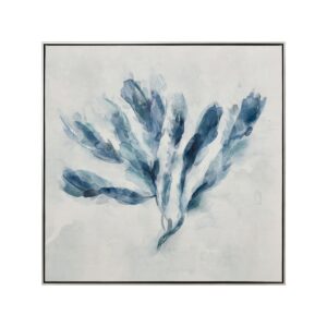 Blue Seagrass I Abstract Framed Wall Art