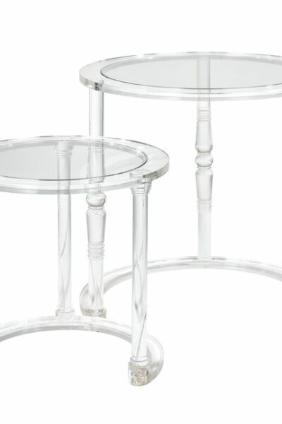 Jacobs Round Nesting Table, Set of 2