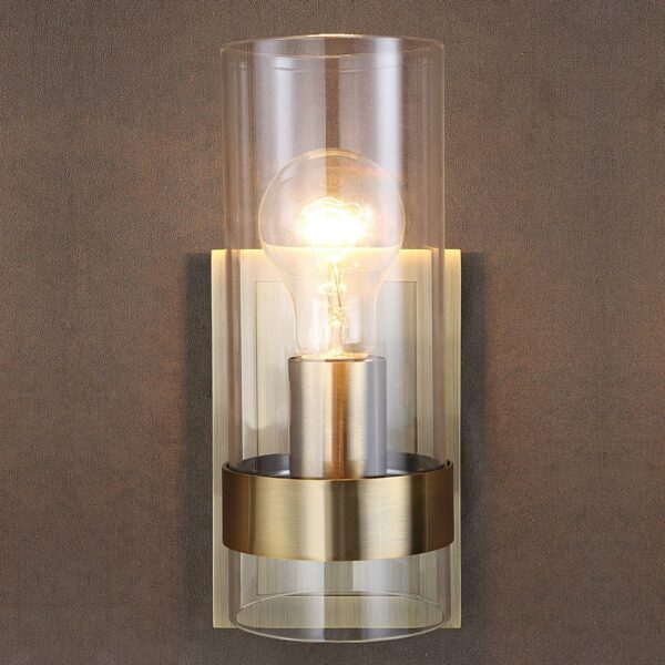 Cardiff Antique Brass Wall Sconce