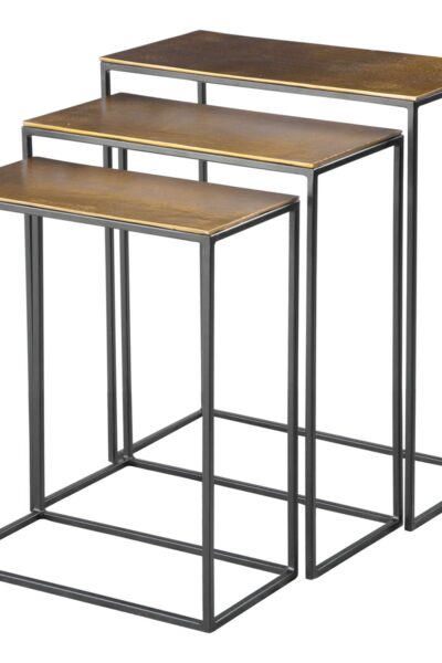 Uttermost Gold Coreene Nesting Table