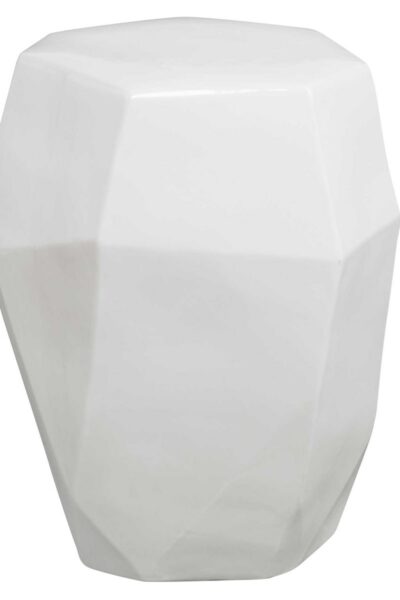 White Maquette Garden Stool