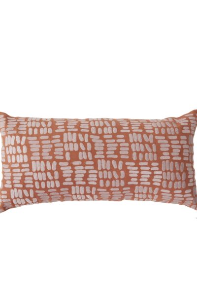 Rust Labertino Lumbar Pillow