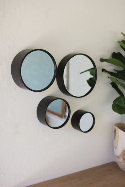 Round Metal Wall Mirror