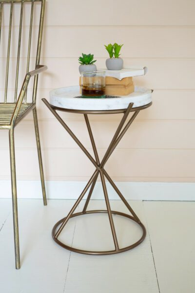 Hour Glass Side Table